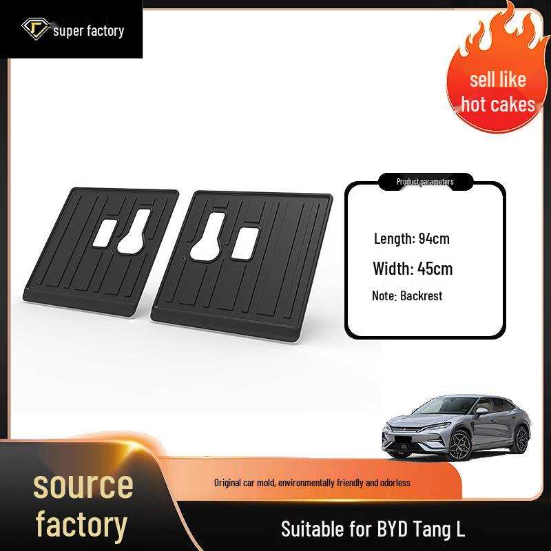 BYD Tang Car Trunk Mat & Backrest Pad: Waterproof, Wear-Resistant for Tang L, DMI, EV, DM Models