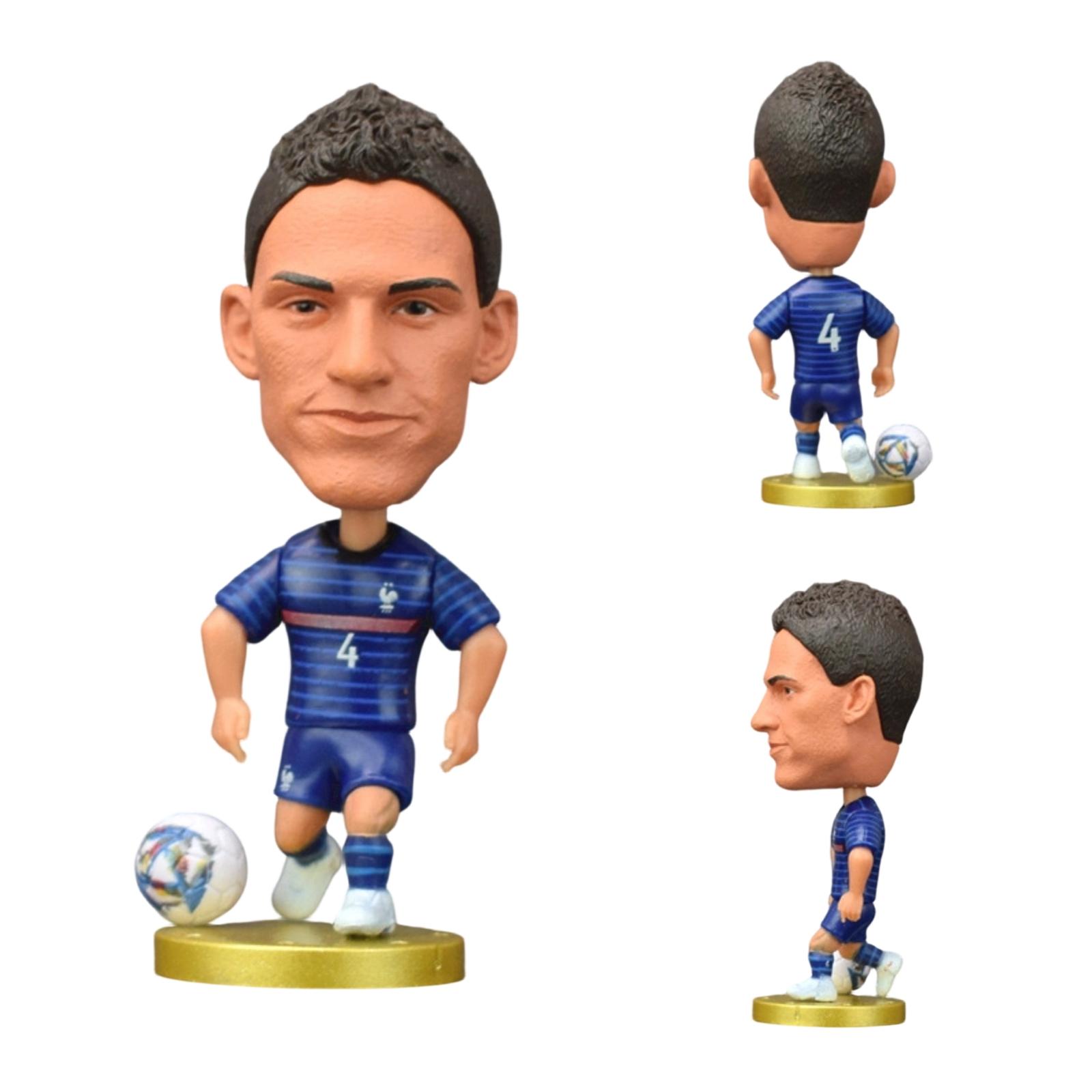 

Creative Anime Style Figurine Model Collectible Action Figure Display Toy Suitable for Children Gift Decoration with Soccer Theme One Size