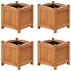 Raised Beds 4 Pcs 30 X 30 X 30 Cm