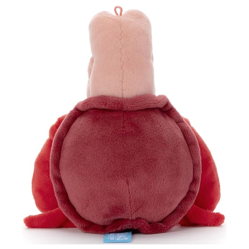 Disney Character Washable Beans Collection Sebastian Plush Toy, Approximately 14cm Tall