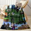 Minecraft 379 Blanket Soft & Cozy Suitable for Bed Livingroom Office Four Seasons Multipurpose Warmthful Decor