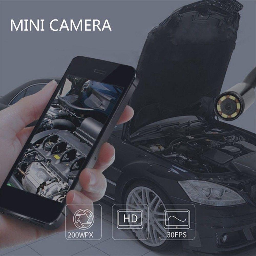 6 LEDs 5.5MM USB Endoscope Camera IP67 Waterproof Snake Inspection Borescope Video Tube Pipe