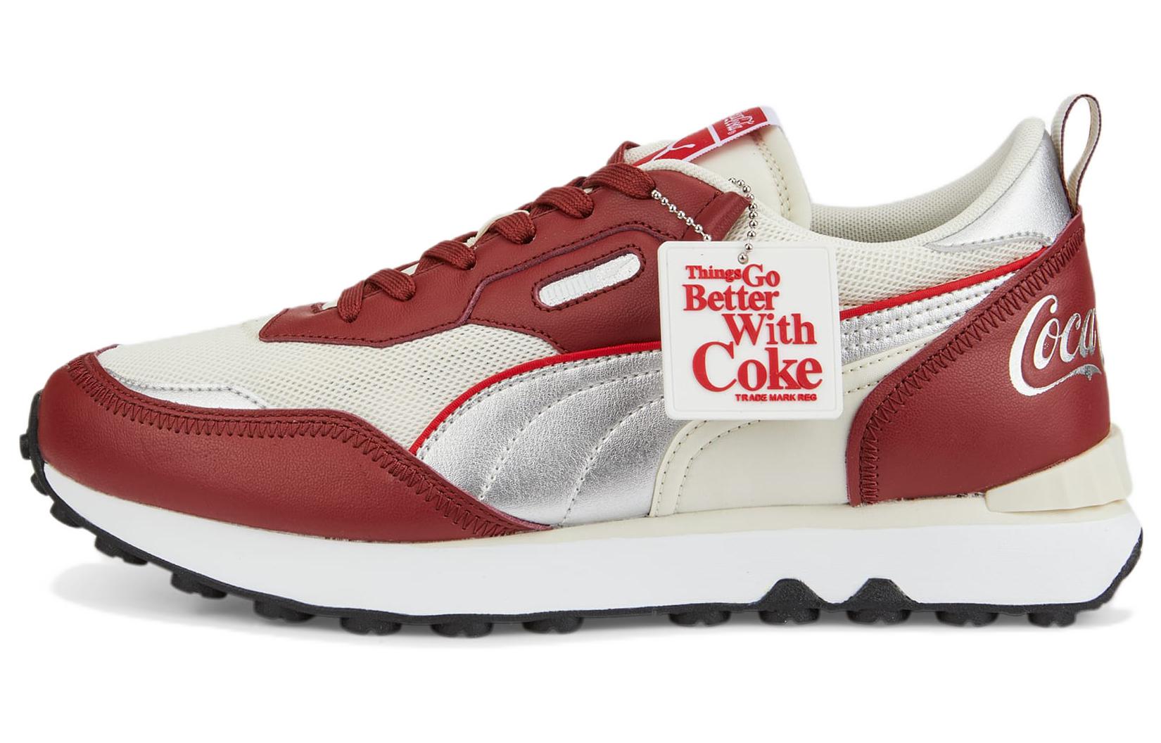 PUMA Coca Cola X Rider Fv Intense Red Silver 387023-01 42.5