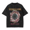 Rock Washed T Shirts Streetwear T-Shirt SYSTEM OF A DOWN SOAD Tee Shirt for Men Women 100% Cotton Harajuku Printed