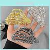 Stylish Metal Skull Claw Hair Clip For Women Perfect For Elegant French Updos
