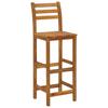 3 Piece Garden Bar Set Solid Acacia Wood