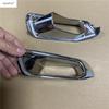 Front Bumper Fog Lights Lamps Frame Decoration Cover Trim For Toyota Camry XV70    ABS Chrome Accessories Exterior
