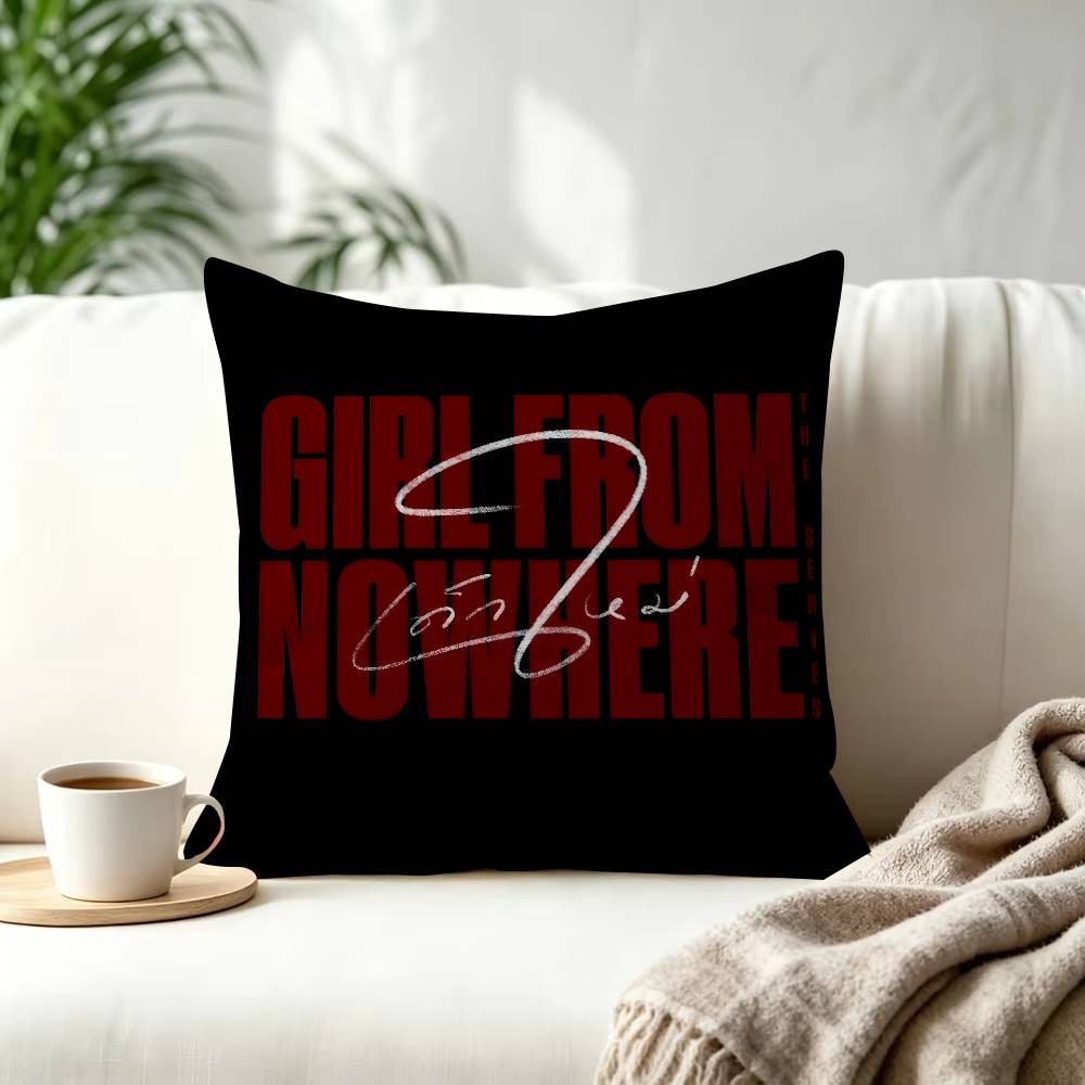 Thriller Girl from Nowhere Decorative Pillowcase Square Pillowcase Home Office Decorative Cushion Cover