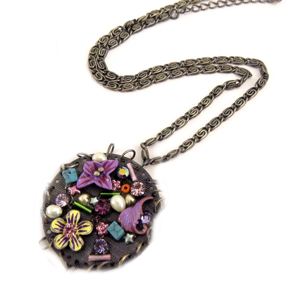Les Trésors De Lily [D5655] - Collier Créateur 'Hermione' Rond Violet