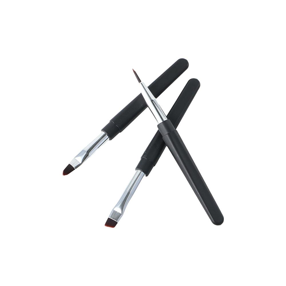 Makeup Accessories with Dust Cover Lip Brush Eyeliner Brush Eyebrows Eyelashes Brush Makeup Tool