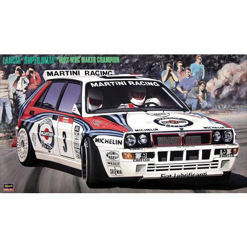 Hasegawa 1/24 Scale Lancia Super Delta 1992 WRC Makes Champion Plastic Model CR15