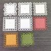 Square Lace Metal Cutting Dies Numeric Alphabet Scrapbooking for Card Making DIY Embossing Cuts Craft Pattern