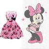 Minnie Mouse Girl Dress With Cartoon Prints For Summer Girls Casual Cotton Blend Girls Dress