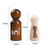 8 Pack Wooden Peg Dolls Peg People Peg Doll Bodies Natural Wood Shapes Figures Decorative Peg Doll People