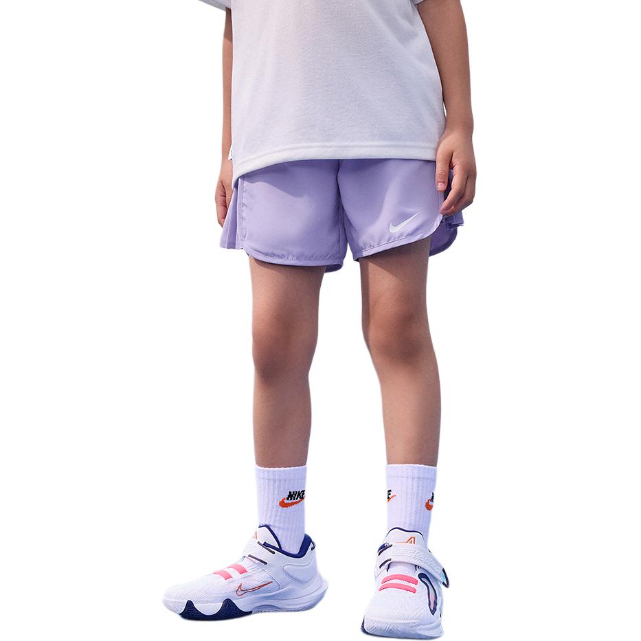 Nike Solid Quick-Dry Comfortable Sports Shorts Kids shorts Hydrangea-Purple HJ1650-568