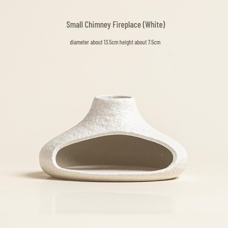 Retro Chinese Rock-Style Ceramic Tea Filter