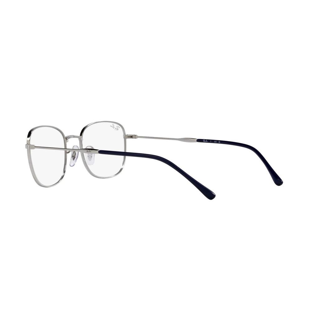 Ray-Ban RX6497 Eyeglasses Silver Frame Optical Demo Lens Glasses for Men and Women