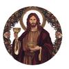 Art Deco Acrylic Religious Jesus Sun Catcher,Wall Hanging Decorative Sign for Home & Garden, Multipurpose Religious Theme Plaque