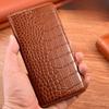 Applicable To Redmi Note11Pro Mobile Phone Case Redmi Note11 5G Genuine Leather 11SE Flip Case Crocodile