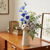 Vase décoratif - EDEN - Tête de chat - Céramique blanc - 28 cm - Style contemporain