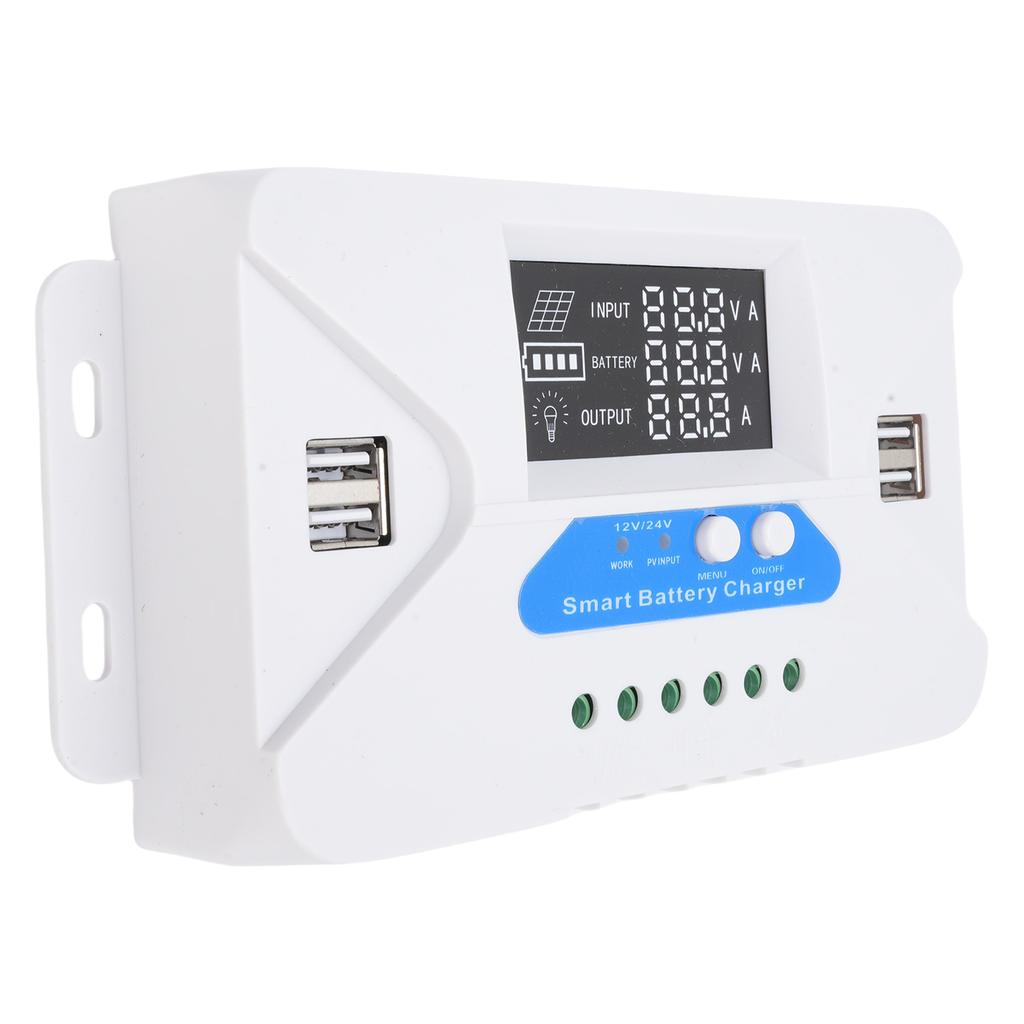 40A Solar Controller 4 USB Ports Solar Panel Charge Controller