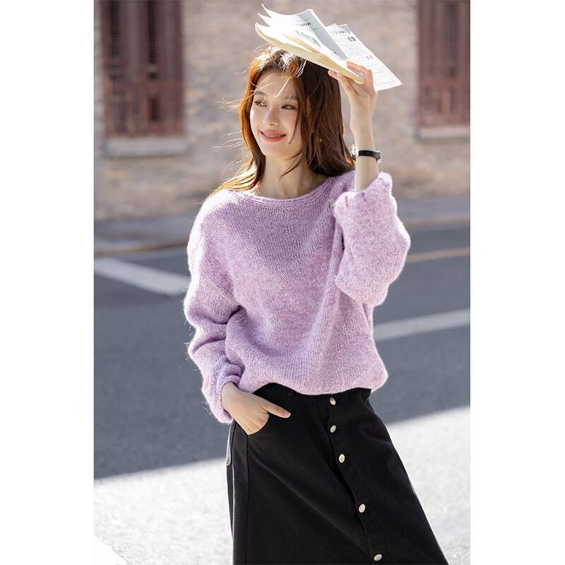 ITISF4 Damen Kuschelstrickpullover