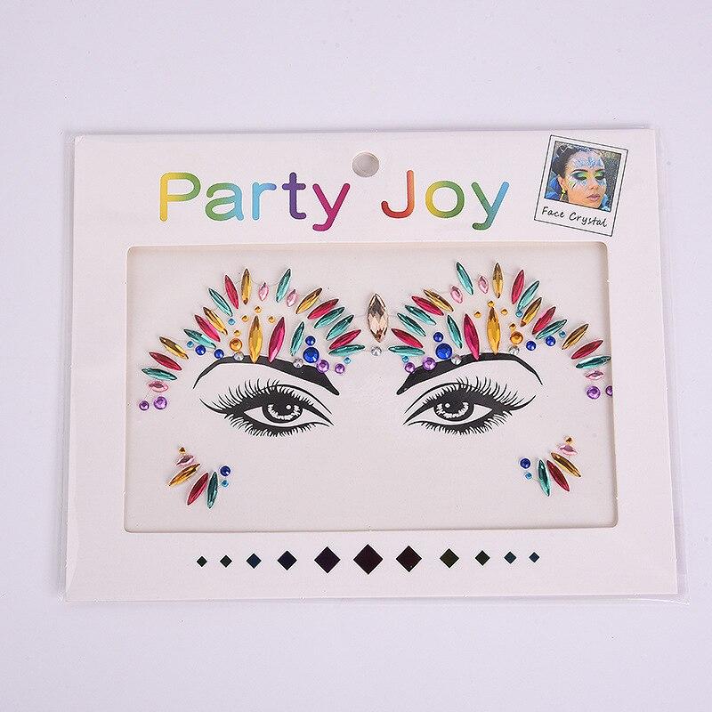 

3D сексуальные татуировки для лица, наклейки, временные татуировки, блестящие поддельные татуировки, стразы для женщин, вечерние украшения для лица, татуировки