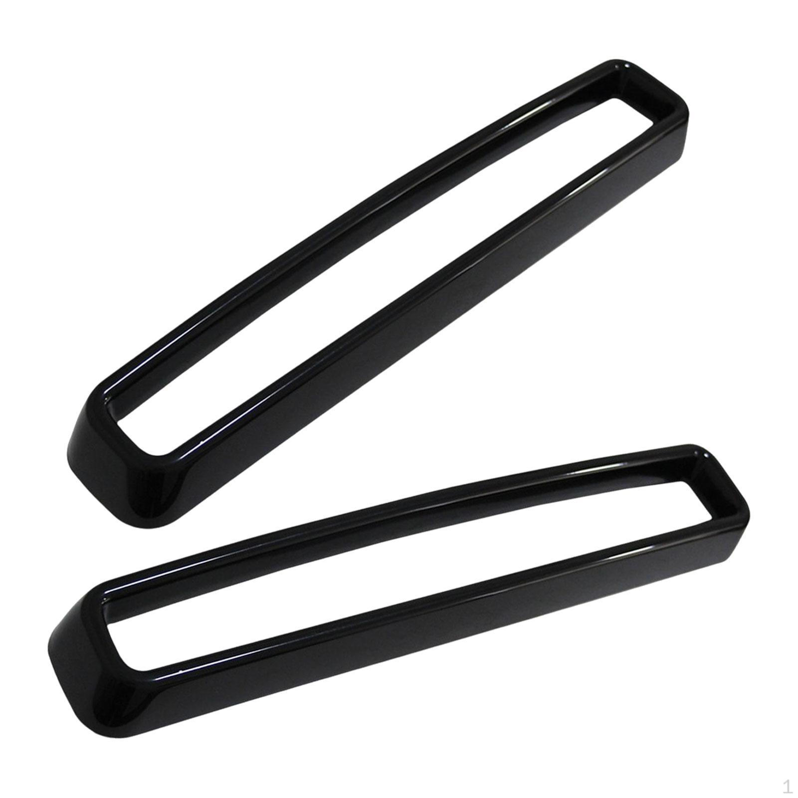 

2 штуки Накладка на переднюю решетку Вставка радиаторной решетки Износостойкая Прочная Премиум чёрный