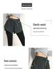 Breathable Sweat-Absorbent Faux Two-Piece Fitness Leggings for Yoga and Running