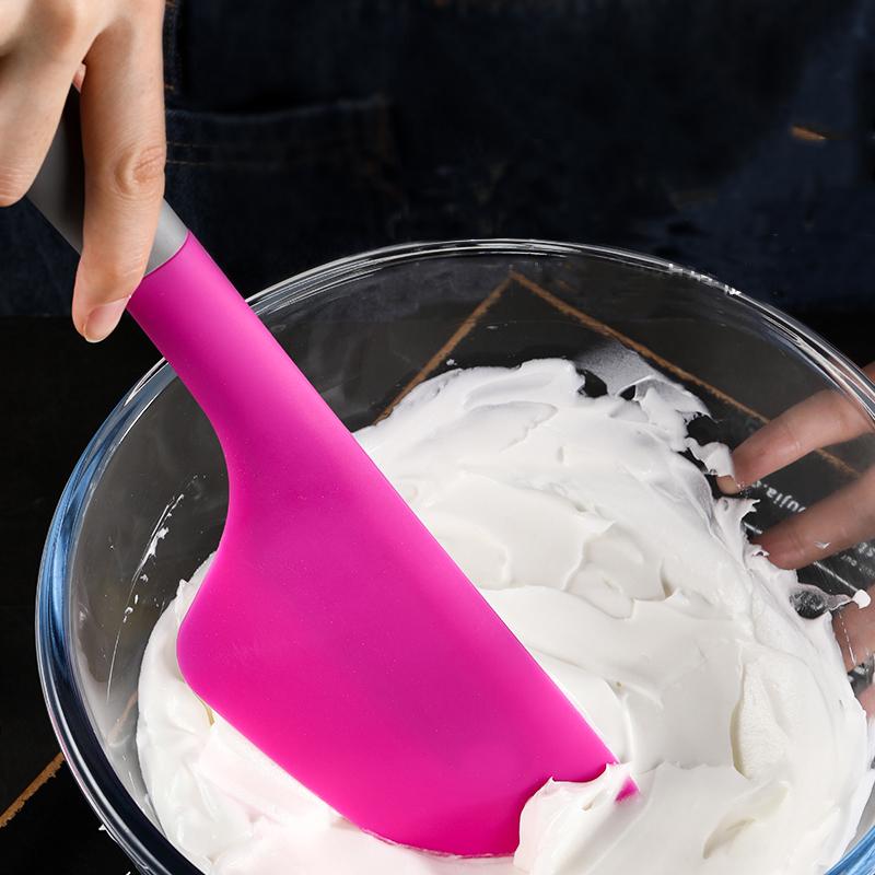 Butter Knife Silicone Cream Butter Cake Spatula Mixing Batter Scraper Brush Butter Mixer Cake Brushes Baking Tools
