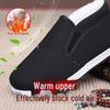 Men's High-Top Winter Shoes with Plush Wool Lining, Soft Sole, and Extra Warmth for Elderly