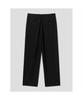 8seconds Rayon Blended Wide Fit Elastic Waist Pants Black