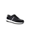 Men S Comfort Checkered Banding SneakerS Dmx602ka10 Black 