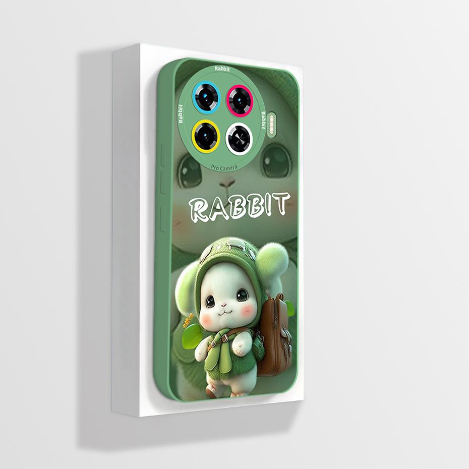 Case For Tecno Spark 20 Pro Plus 4G Phone Cover Cute Astronaut Soft Liquid Silicone Bumper Shell For Tecno Spark20ProPlus Fundas