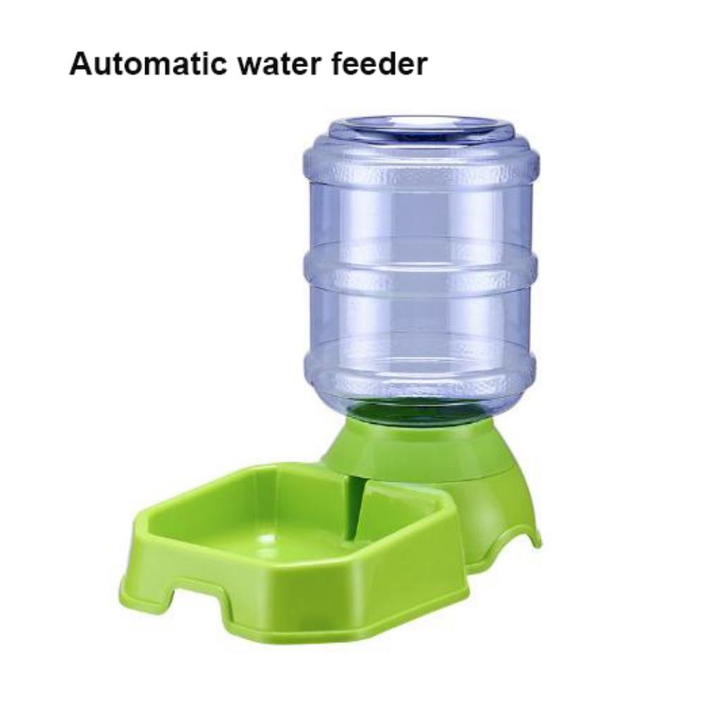 High Capacity Dog Automatic Feeders Plastic 21*32.5*31cm Feeding and Drinking Tool 5 Colors Pet Feeding Bowl Pet Supplies