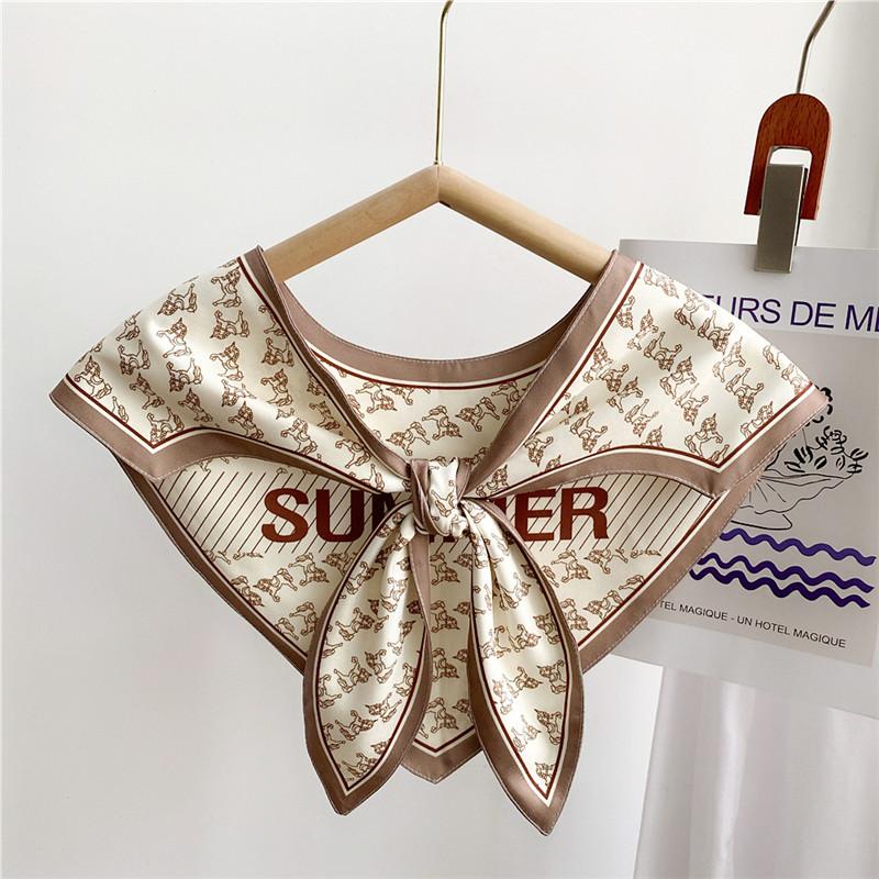 Triangle Over Shawls Scarves Shirt T-shirt Shoulder Fake CollarsVest  Scarf Sleeveless Jacket Shawls Detachable Collar for Women
