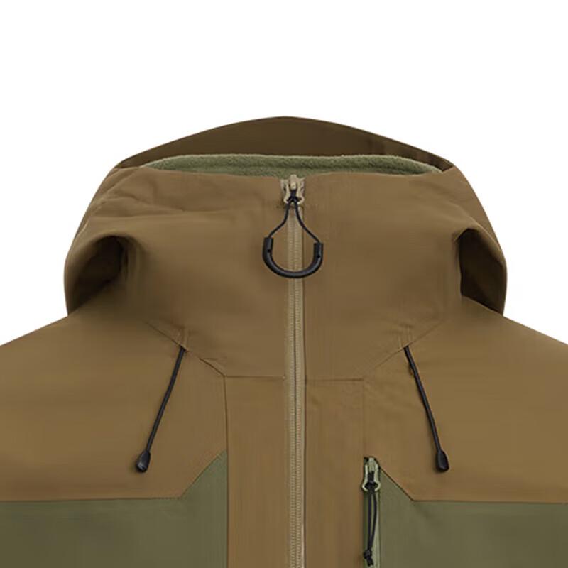 Under Armour Outdoor Urban Color Block Design Hooded Fashion Warm Jacket Men Jacket Dark-Green 1389299-390