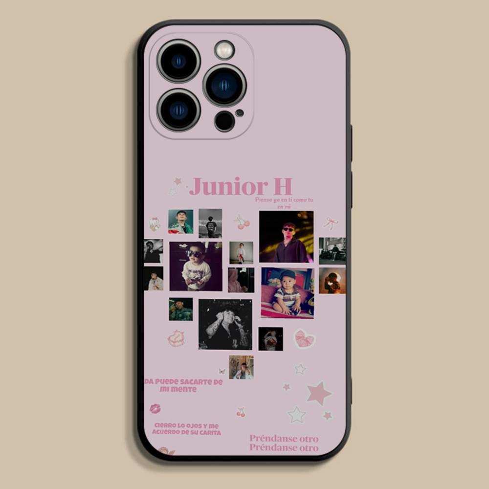 Singer J-Junior H Phone Case For iPhone 17,16,15,14,13,12,11,Pro,Max,Plus,E,SE4,Air,Mini Black Precise Hole Matching