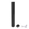 40LED RGB Rhythm Light Colorful USB Charging Light Bar Voice Control Light with Base for KTV Bar PartyBlack Shell