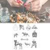 11pcs Dog Bone Jewelry Pendant Craft Supplies DIY Necklace Bracelet Making Accessory