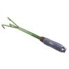 Gardening Leaf Rake Metal Handheld Trowel Dual Use Hoe with Ergonomic Handle Gardening Tool for Lawn Field Soil Loosening Digging