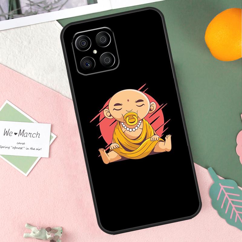 

Cute Buddha Monk Zen Buddhism Case For Honor 90 50 70 Lite X9b X9a X8b X8a X8 X9 X9c Honor 200 Pro Magic 7 5 6 Lite Cover Honor 70 Lite