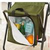 Marutatsu Outdoor Folding Compact Load Capacity Bag Barbecue Colors Green and Chair, Chair, Chair, Camping, 80kg, Included, Fishing, (2 Mixed, Orange)