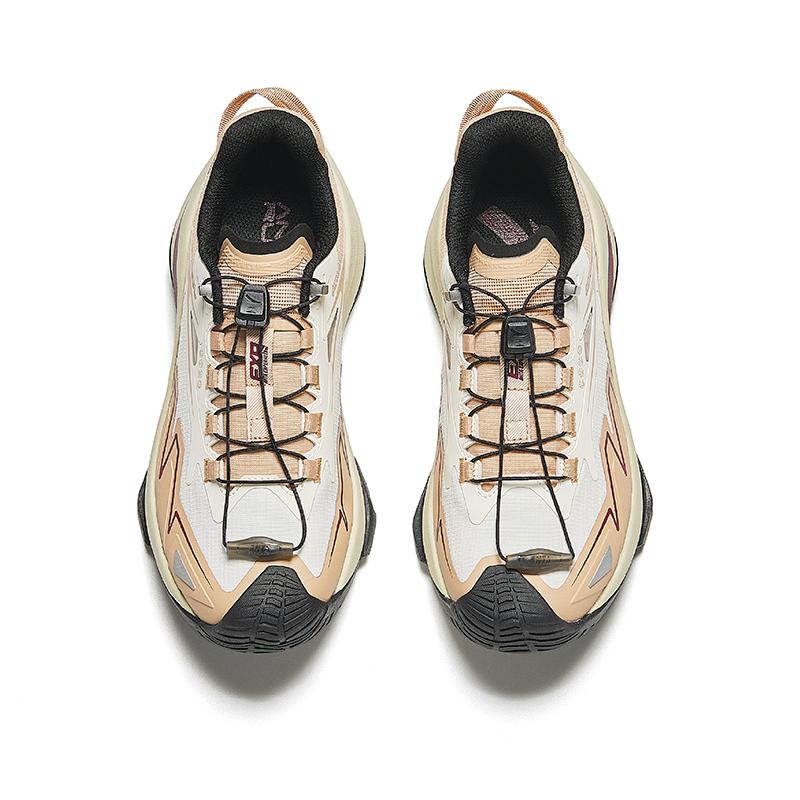 Anta Tracking Outdoor Climbing Trail Running Waterproof Low-Top Running Shoes Women sneaker Light-Walnut 922435503-3