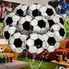 12 Pcs Of Sports-Themed Black And White Football Balloons, Suitable For Football Games, Birthday Party Decorations, Christmas, Classroom Decorations