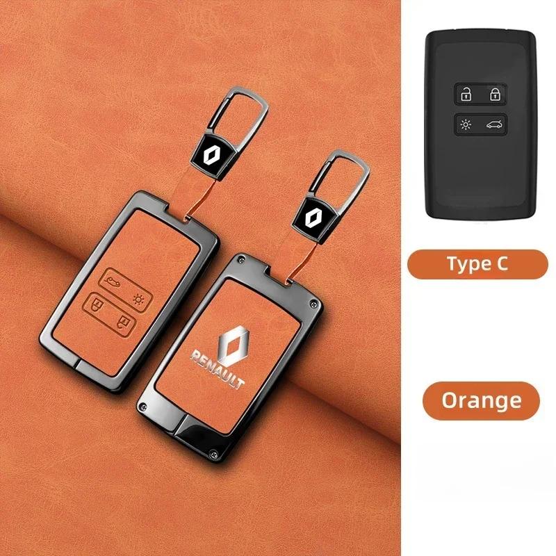Coprivalvole Nuova Lega di Zinco Copritastiera per Chiave Auto Per Renault Espace 5 Kadjar Koleos Captur Megane 4 Talisman Arkana Dacia Sandero Remo