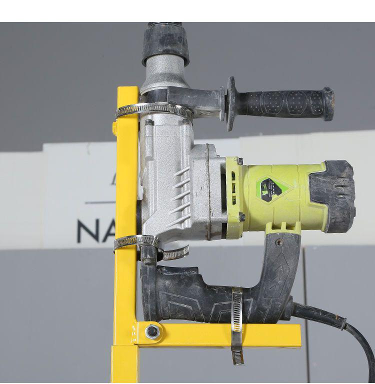 Electric Hammer Ceiling Stand: Telescopic Drilling Frame for Suspended Ceilings