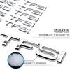 3D Krom Glanssvart ABS TDI TFSI Bil Bakemblem Klistremerke for Audi A1 A3 A4 A5 A6 A6L A7 A8 S3 S6 Q3 Q5 Q7 TT S RS
