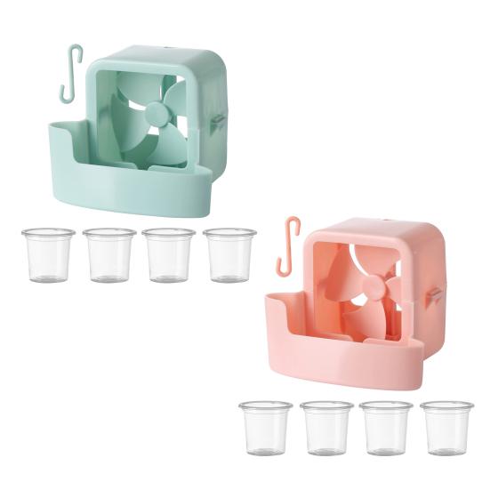 Fan Cooler Portable Mini Hanging Fan Easy Installation No Drilling Compact Size Cooling Fan