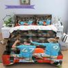 Erling Haaland & Phil Foden Pattern Bedding Home Decoration Birthday Gift ( 1 duvet cover + 2 pillowcase, without core),fan merchandise.